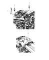 Dodge Viper PCV Hose Diagram - 5037869AB