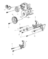 Dodge Ram 2500 Harmonic Balancer Diagram - 5037204AA