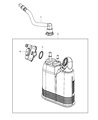Dodge Durango Vapor Canister Diagram - 4593884AG