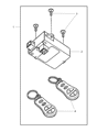 Dodge Intrepid Transmitter Diagram - 4602268AC