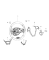 Jeep Grand Cherokee Steering Wheel Diagram - 5QV291X9AB