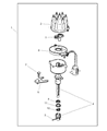 Jeep Grand Cherokee Distributor Diagram - 56027028