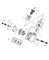 Dodge Viper Intermediate Shaft Diagram - 68027872AC
