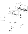 Ram Car Speakers Diagram - 5064423AB