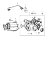 Dodge Journey Differential Diagram - 5157002AB