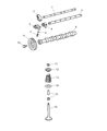 Chrysler Intake Valve Diagram - 5097170AA