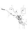 Jeep Compass Automatic Transmission Shift Levers Diagram - 68021374AH