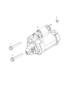 Jeep Cherokee Starter Motor Diagram - 56029615AD