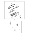 Jeep Water Pump Gasket Diagram - 5047390AA