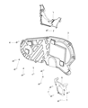 Jeep Compass Timing Cover Diagram - 68418762AA