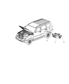 Dodge Nitro Yaw Sensor Diagram - 56029485AA