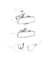 2017 Dodge Challenger Car Mirror Diagram - 68324968AA