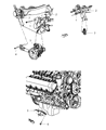 Chrysler Aspen Engine Mount Diagram - 52021639AB