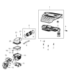 Dodge Dart Air Duct Diagram - 4627123AD