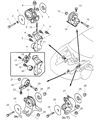 Dodge Stratus Engine Mount Bracket Diagram - MD339196