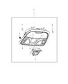 Chrysler 200 Dome Light Diagram - 5MK051X9AF