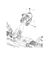 Dodge Avenger Engine Mount Diagram - 5090607AA