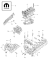 2013 Ram C/V Cylinder Head Gasket Diagram - 68148619AA
