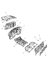 Ram Dash Panels Diagram - 55361470AB