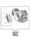 Dodge Grand Caravan Torque Converter Diagram - 5093926AD