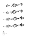 Ram Axle Shaft Diagram - 68298148AD