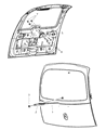 Chrysler Wiper Arm Diagram - 5018408AB