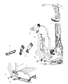 2008 Jeep Wrangler Seat Belt Diagram - 5KM481DVAD