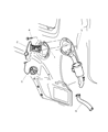 2008 Jeep Liberty Fuel Filler Neck Diagram - 52129225AF