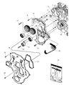 Jeep Timing Belt Diagram - 5066928AA