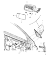 2016 Ram 5500 Car Mirror Diagram - 68285867AB