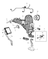Chrysler Heater Core Diagram - 68046006AA