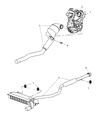 Dodge Caliber Catalytic Converter Diagram - 5105451AC