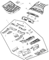 Dodge Magnum Floor Pan Diagram - 5065755AJ