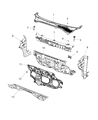 Ram ProMaster City Dash Panels Diagram - 68406107AA