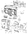 Chrysler PT Cruiser A/C Switch Diagram - 55111844AD