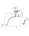 2011 Dodge Durango Fuel Filler Neck Diagram - 4578993AE