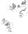 Dodge Dakota ABS Control Module Diagram - 5010917AB