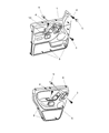 2004 Jeep Grand Cherokee Door Moldings Diagram - 5GY86AAAAA