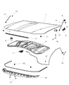 2020 Chrysler 300 Hood Cable Diagram - 1PS72LC5AC