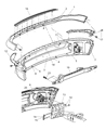 Dodge Ram 2500 Air Deflector Diagram - 5096348AA