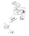 Chrysler Sebring Back Up Light Diagram - MR296337