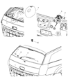Dodge Magnum Windshield Wiper Diagram - 5140655AA