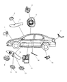 Dodge Mirror Switch Diagram - 4793860AB