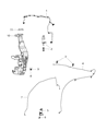 2014 Jeep Grand Cherokee Washer Reservoir Diagram - 57010719AD