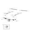 Jeep Wrangler Wiper Pivot Diagram - 68293022AD
