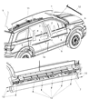 Dodge Journey Weather Strip Diagram - 5076859AB