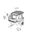 Jeep Grand Cherokee Tail Light Diagram - 55079013AA