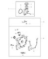 Dodge Journey Crankshaft Seal Diagram - 68103966AA