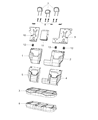 2016 Jeep Renegade Seat Cover Diagram - 6EN37U5YAA