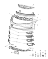 2017 Chrysler 200 Bumper Diagram - 1WZ18TZZAD